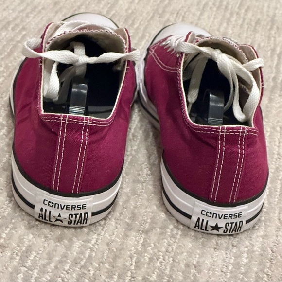 Converse All Star Chuck Taylor Men's Burgundy Sneakers - Picture 5 of 6